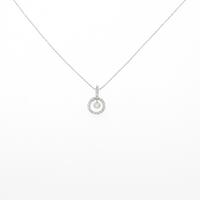 K18WG ダイヤモンドネックレス