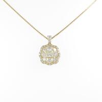 K18YG ダイヤモンドネックレス