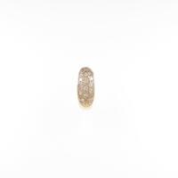 K18YG ダイヤモンドピアス 片耳