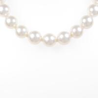 シルバークラスプ アコヤパールネックレス