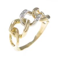 K18YG／PT チェーンリング