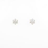 K18YG ダイヤモンドピアス 0．303ct・0．307ct・H?I・VS2・EXT