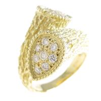 K18YG ダイヤモンドリング