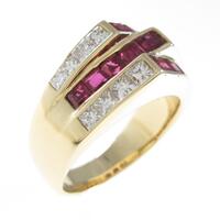 K18YG ルビーリング