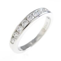 ティファニー ハーフサークル チャネルセッティング リング