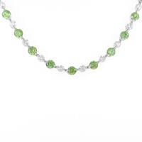 ミキモト デマントイドガーネットネックレス