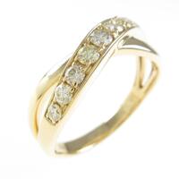 K18YG ダイヤモンドリング