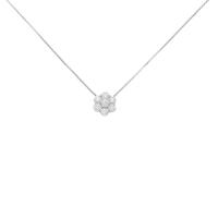 PT フラワー ダイヤモンドネックレス