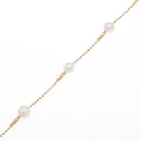 K18YG アコヤパールブレスレット