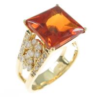 K18YG シトリンリング