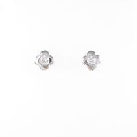 PT フラワー ダイヤモンドピアス