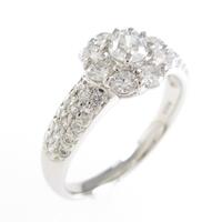 PT フラワー ダイヤモンドリング