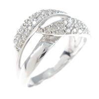 K18WG パヴェ ダイヤモンドリング