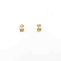 750YG ダイヤモンドピアス