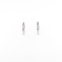 K14WG ダイヤモンドピアス