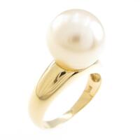 K18YG シロチョウパールリング