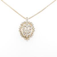 750YG／K18YG ダイヤモンドネックレス