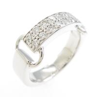 K18WG ダイヤモンドリング