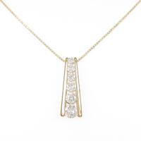 K18YG ダイヤモンドネックレス