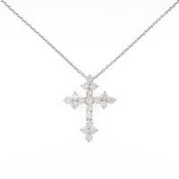 PT クロス ダイヤモンドネックレス