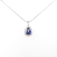 PM／PT サファイヤネックレス