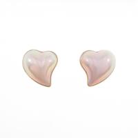 K18YG ハート マベパールピアス