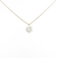 【リメイク】K18YG ダイヤモンドネックレス 0．531ct・L・SI1・GOOD