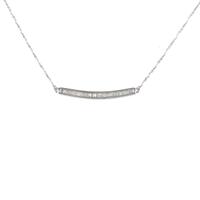 K18WG ダイヤモンドネックレス