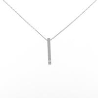 K18WG ダイヤモンドネックレス