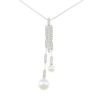 K18WG パールネックレス