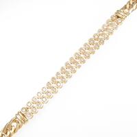 K18YG ダイヤモンドブレスレット