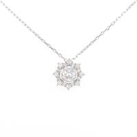 プラチナダイヤモンドネックレス 0．614ct・H・I1・GOOD