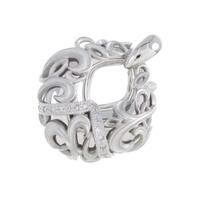 K18WG ダイヤモンドペンダント