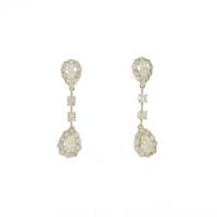 【新品】K18YG ダイヤモンドピアス