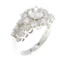 プラチナダイヤモンドリング 0．661ct・H・SI2・VG