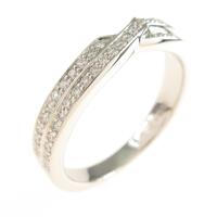 ハリーウィンストン ツーロウ パヴェ リング