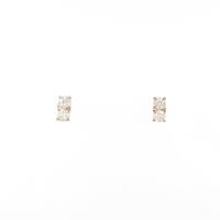 【リメイク】K18PG ダイヤモンドピアス