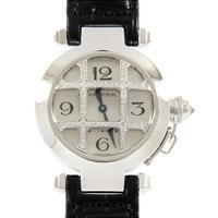 カルティエ WJ11932G パシャ32 WG・グリッドDコンベックス クォーツ