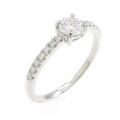 【新品】プラチナダイヤモンドリング 0．31ct・D・VVS1・3EXT