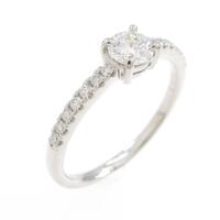 【新品】プラチナダイヤモンドリング 0．31ct・D・VVS1・3EXT
