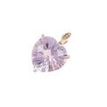 K18PG ハート アメジストペンダント