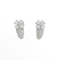 モニッケンダム フラワー ダイヤモンドイヤリング