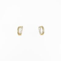 K18YG ダイヤモンドピアス