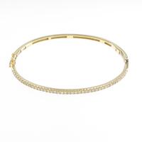 【リメイク】K18YG ダイヤモンドバングル