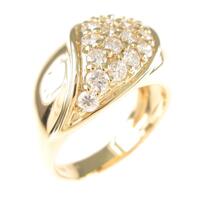 K18YG ダイヤモンドリング