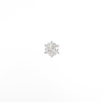【リメイク】ST／プラチナダイヤモンドピアス 片耳 0．890ct・G・I1・GOOD