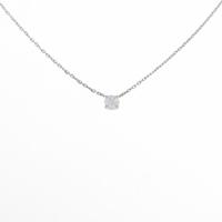 4゜C ダイヤモンドネックレス 0．251ct・F・SI2・EXT