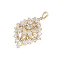 K18YG ダイヤモンドペンダント