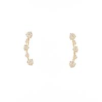 スタージュエリー ホワイトトパーズピアス