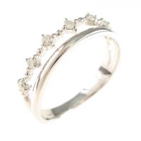 K18WG ダイヤモンドリング